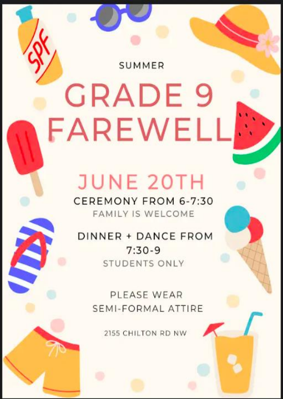Grade 9 Farewell - June 20, 2024