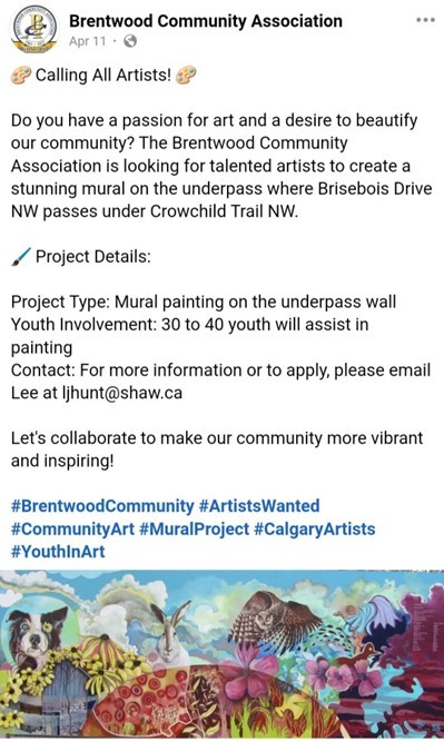 Brentwood Art Opportunity